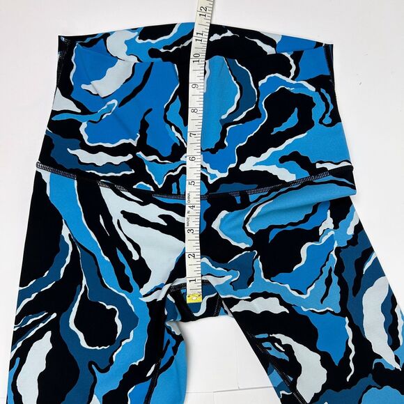 Lululemon Wunder Under High Rise Yoga Pants Leggings Beach Blanket Blue Ice sz 6 - Picture 8 of 10